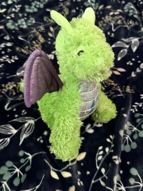 Melissa & Doug Plush Green Dragon with Purple Wings